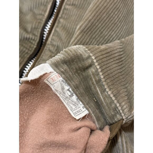 1980s Vintage Jackets Lakeland Mens Lining Faux Fur, Suede  Full Zip Size 40 - Picture 14 of 16